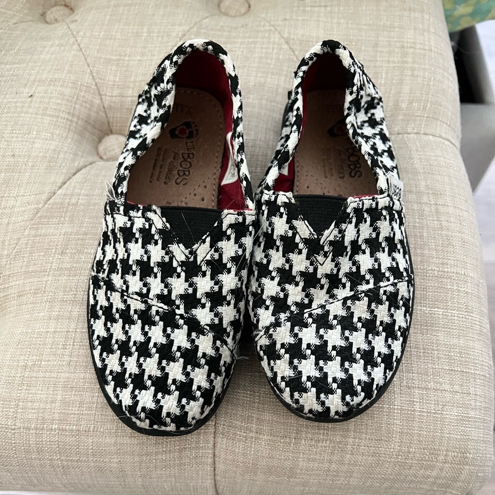 Bobs Houndstooth Children Shoes Size 11